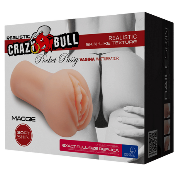 Crazy Bull Pocket Pussy Maggie Vagina Stroker Masturbator Flesh