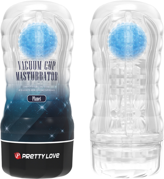 Pretty Love Vacuum Cup Ball-Rolling Masturbator (Planet)