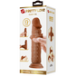 Pretty Love Sliding Skin Series -  Quentin 7.2" Dildo Tan