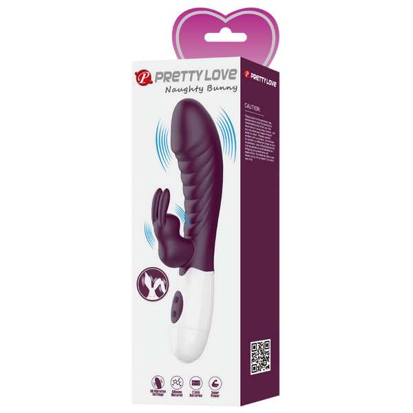 Pretty Love Naughty Bunny Rabbit Vibrator (Purple)