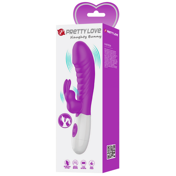 Pretty Love Naughty Bunny Rabbit Vibrator (Pink)