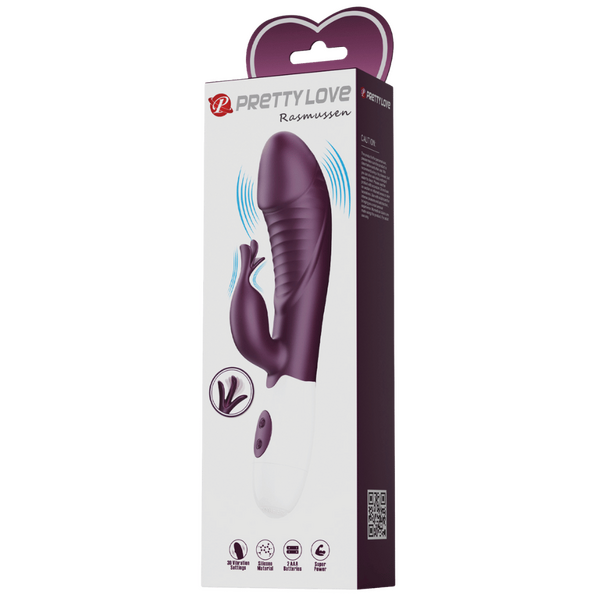 Pretty Love Rasmussen Rabbit Vibrator (Purple)