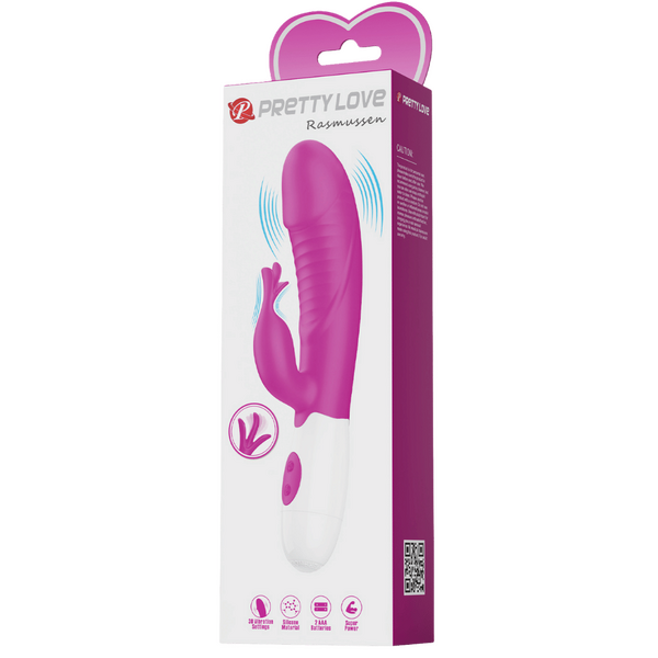 Pretty Love Rasmussen Rabbit Vibrator (Pink)