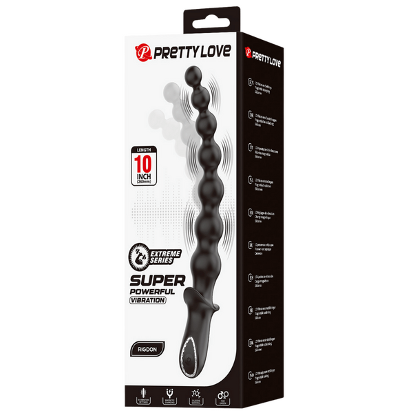 Pretty Love Rigdon Anal Bullet Vibrator Black