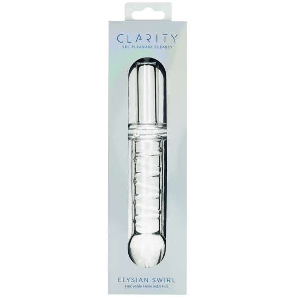 CreativeC | Clarity - Elysian Swirl - Double Ended Glass Dildo