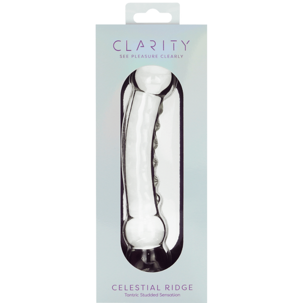 CreativeC | Clarity - Celestial Ridge - Double Ended Glass Dildo