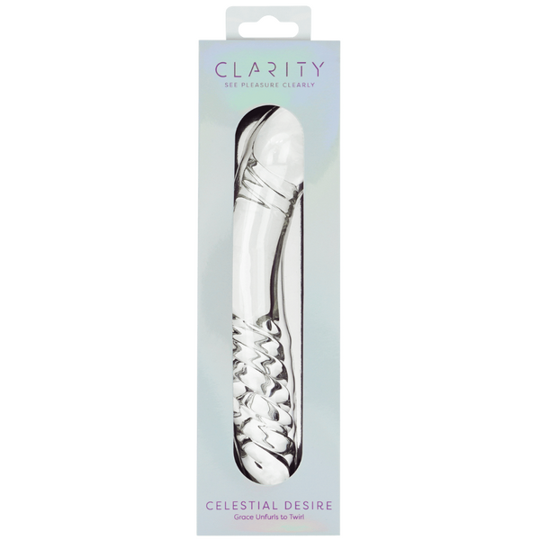 CreativeC | Clarity - Celestial Desire - Glass Double Ended Dildo
