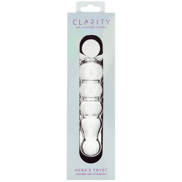 CreativeC | Clarity - Hera's Tryst - Glass Beaded Dildo