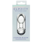 CreativeC | Clarity - Utopian Bloom - Glass Rose Butt Plug