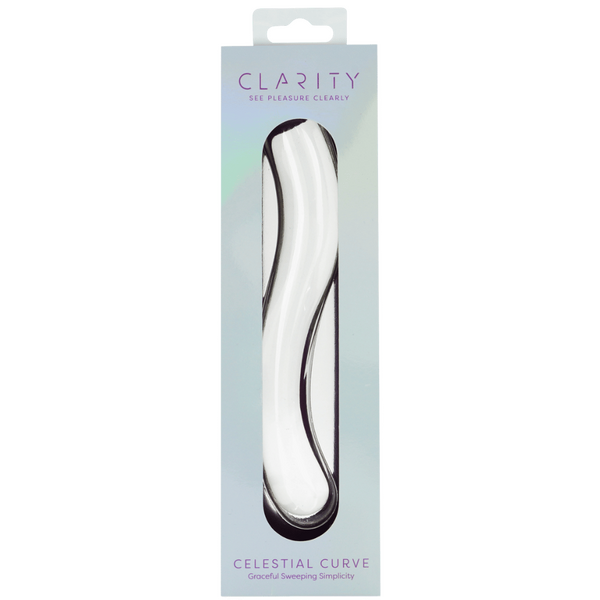 CreativeC | Clarity - Celestial Curve - Glass Dildo