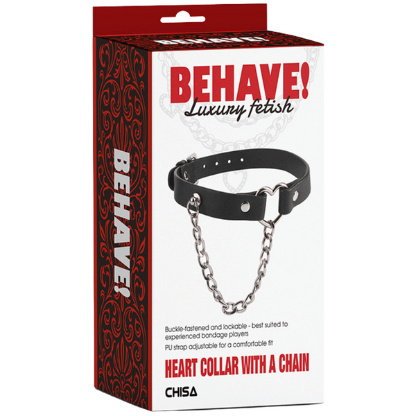 Chisa BEHAVE! Heart Collar With A Chain