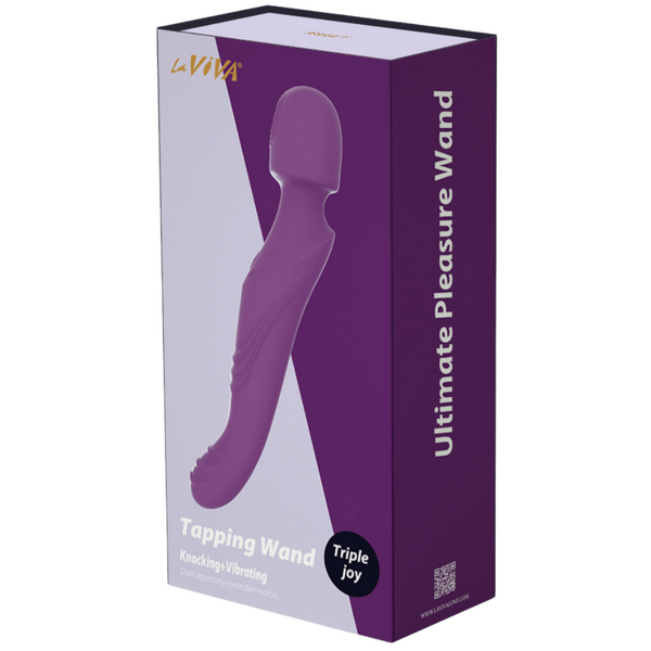 La Viva Ultimate Pleasure Wand - Tapping & Vibrating Wand