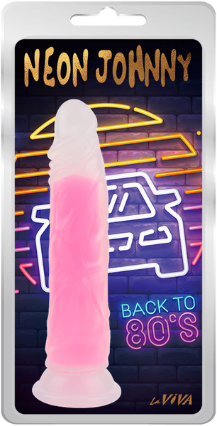 La Viva Neon Johnny Glow In The Dark Pink Dong