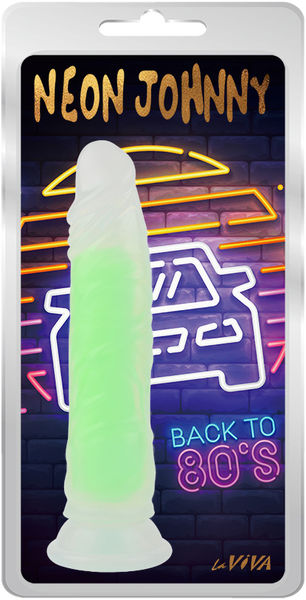La Viva Neon Johnny Glow In The Dark Green Dong