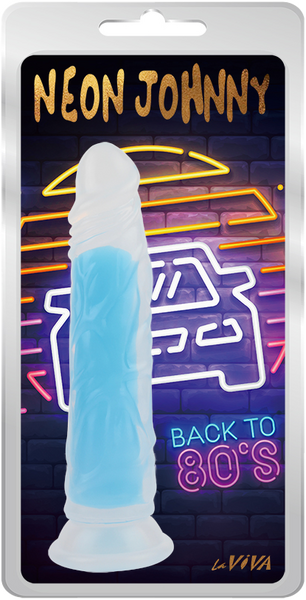 La Viva Neon Johnny Glow In The Dark Blue Dong