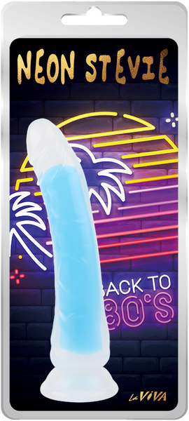 La Viva Neon Stevie Glow In The Dark Blue Dong