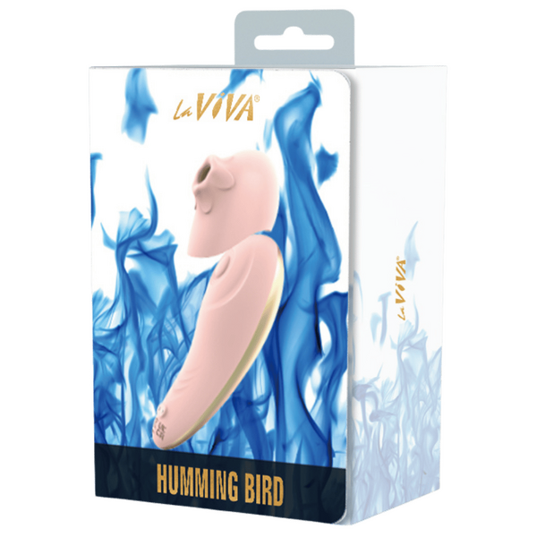 La Viva Hummingbird Tapping Suction Vibrator Pink