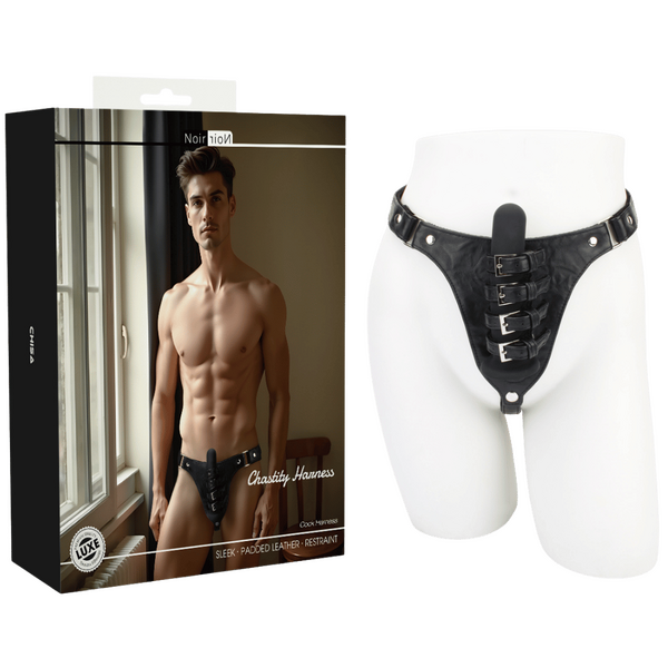 Chisa Noir Chastity Harness