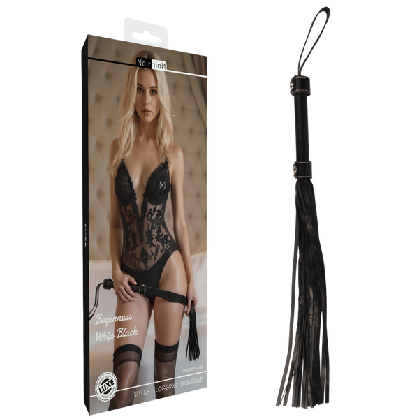 Chisa Noir Beginners Whip (Black)