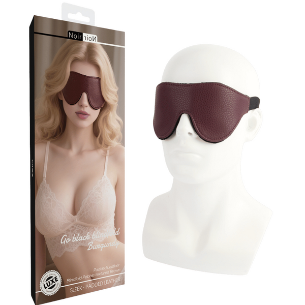 Chisa Noir Go Black Blindfold (Burgundy)