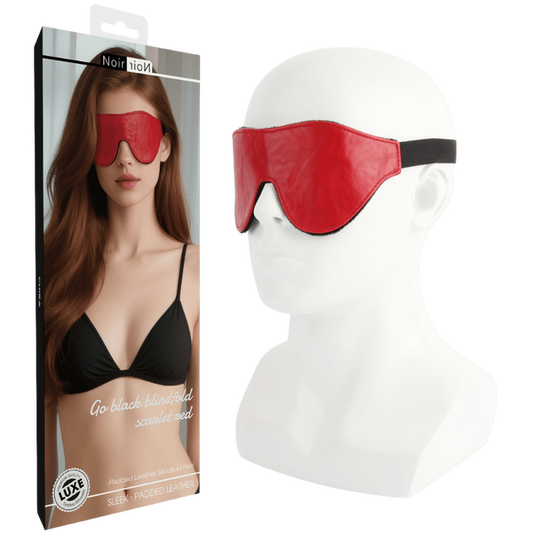 Chisa Noir Go Black Blindfold (Scarlet Red)