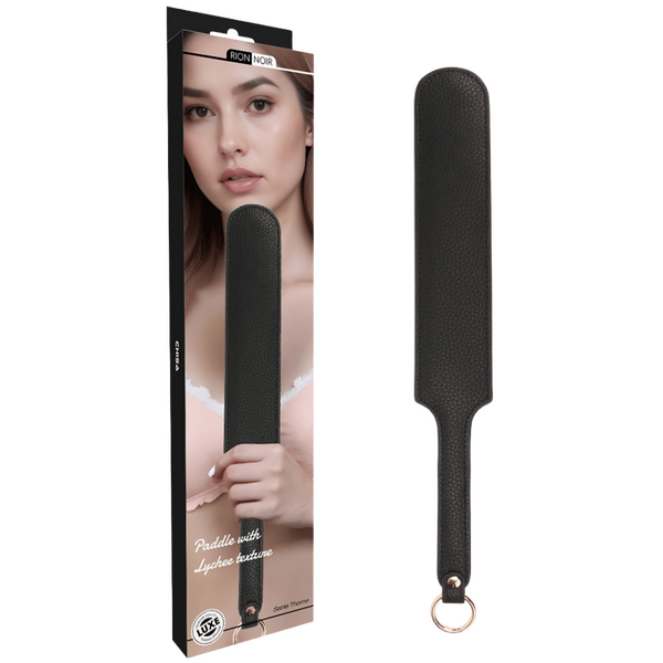 Chisa Noir Paddle With Lychee Texture
