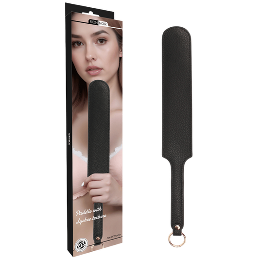 Chisa Noir Paddle With Lychee Texture