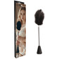 Chisa Noir Crop With Big Feathers