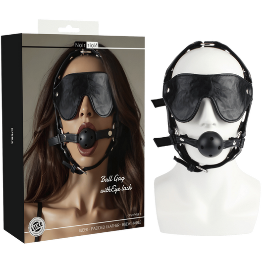 Chisa Noir Ball Gag With Eye Mask