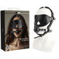 Chisa Noir Blindfold Harness With Ball Gag