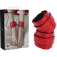 Chisa Noir Ankle Cuffs (Red)
