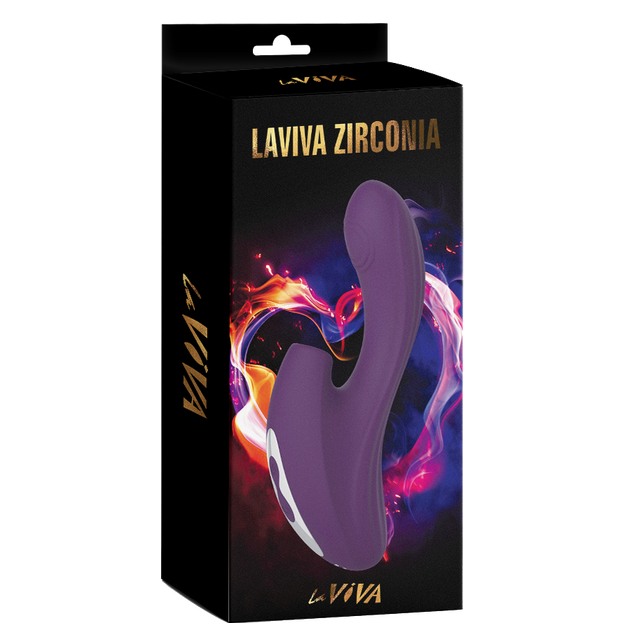La Viva Zirconia - Sucking Knocking Vibrator