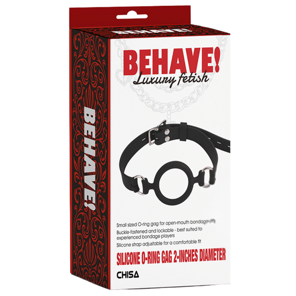 Chisa BEHAVE! Silicone O-ring Gag 2-inches Diameter