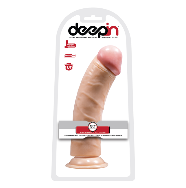 Doc Johnson Deepin 7.5" Realistic Dong (Flesh)