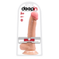 Doc Johnson Deepin 8" Realistic Dong With Balls (Flesh)