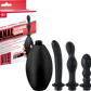 Excellent Power Anal Douche Set With Bulb Black