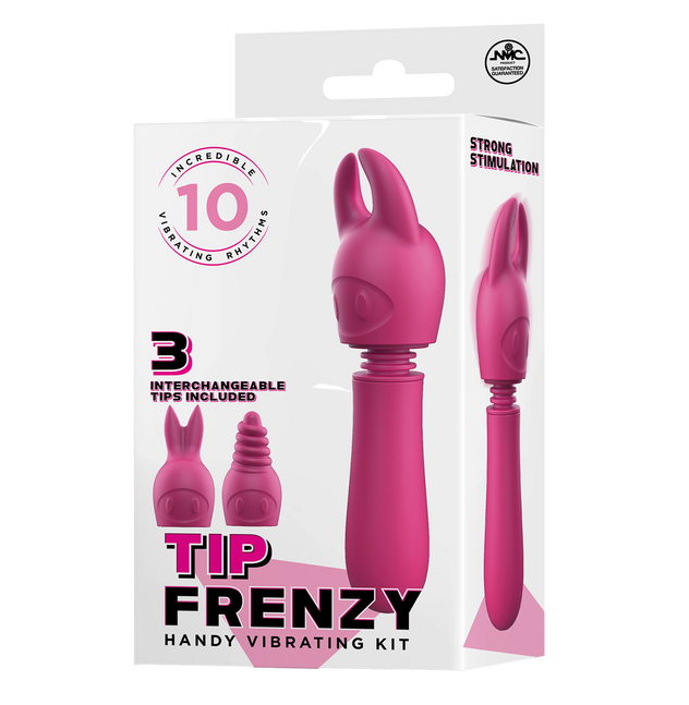 Title Excellent Power Tip Frenzy Handy Vibrating Kit - Pink