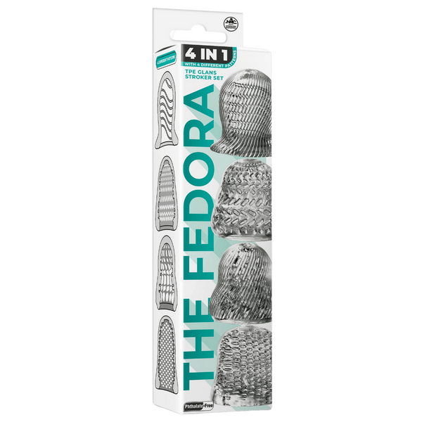 Excellent Power The Fedora 4 In 1 Glans Stroker Masturbator Sleeves Smoke