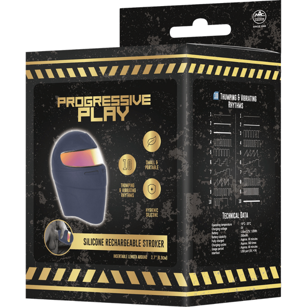 Excellent Power | Silicone Rechargeable Stroker (Black)