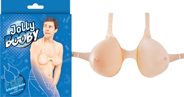 Jolly Booby - Inflatable F-Cup Boobs with Adjustable Strap