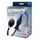 Excellent Power Strafe Inflatable Teardrop Plug With Pumps (Black)