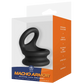 Excellent Power Macho Armor Silicone Cock & Ball Ornament Large Black