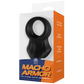 Excellent Power Macho Armor Silicone Cock & Ball Ornament Black