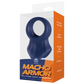 Excellent Power Macho Armor Silicone Cock & Ball Ornament Blue