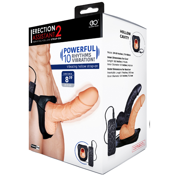 Excellent Power Erection Assistant 2 - 8" Strap-on (Flesh)