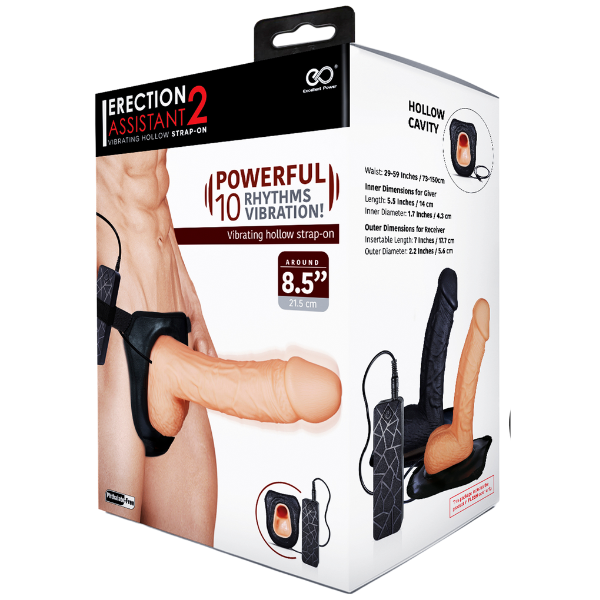 Excellent Power Erection Assistant 2 - 8.5" Strap-on (Flesh)