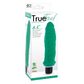 Excellent Power True Feel Ribbed 6.5" Vibrator Green