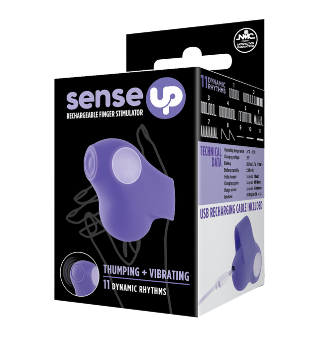 Excellent Power Sense Up - Rechargeable Finger Stimulator (Purple)