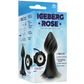 Excellent Power Iceberg Rose - 10 Rhythms Vibrating Anal Plug (Black)