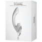 Excellent Power Titanz Thumping Rechargeable Silicone Vibrator (White)